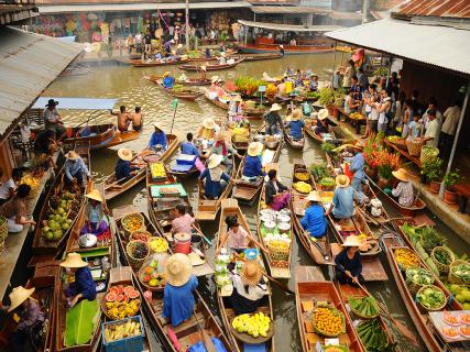 Damnoen Saduak Floating Market Bangkok Ticket Price Timings