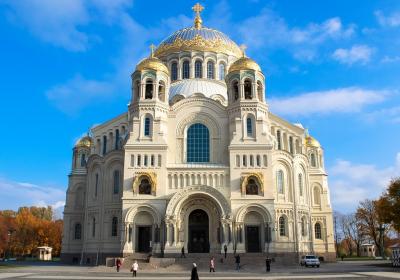 The Naval Cathedral Of Saint Nicholas In Kronstadt