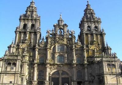 Cathedral Of Santiago Of Compostela Or Catedral De Santiago De Compostela