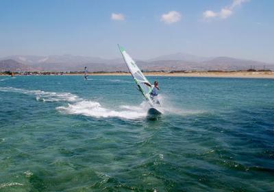 Windsurfing In Agios Georgios