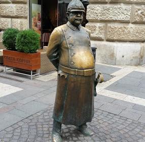 The Fat Policeman Statue