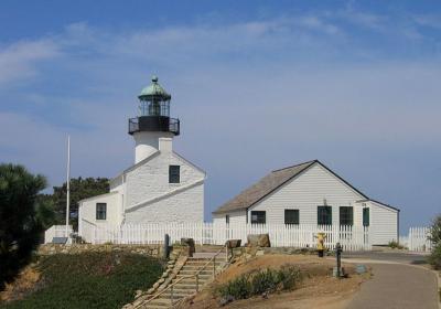 Old Point Loma Lighthouse And Cabrillo National Monument
