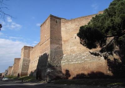 Appian Way And Aurelian Walls