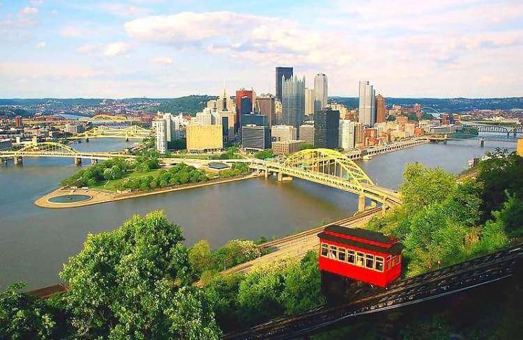 places to visit within 8 hours of pittsburgh