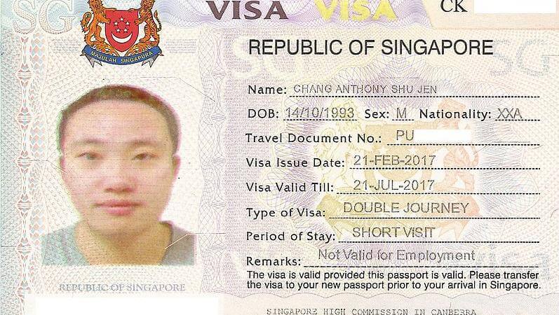 Singapore transit visa requirements for indian citizens