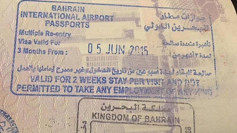 visit visa bahrain for pakistani