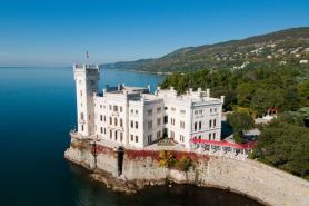 Trieste Miramare castle and San Giusto