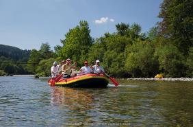 Rafting on Kupa river
