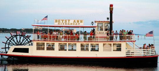 betsy ann riverboat tours prices