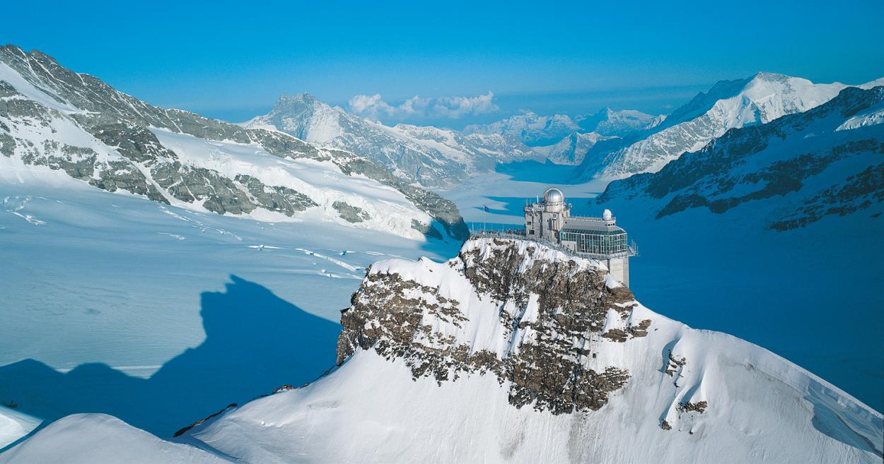 Jungfraujoch (Top of Europe) from Zurich