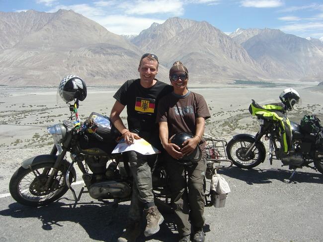 kanyakumari to ladakh bike trip record