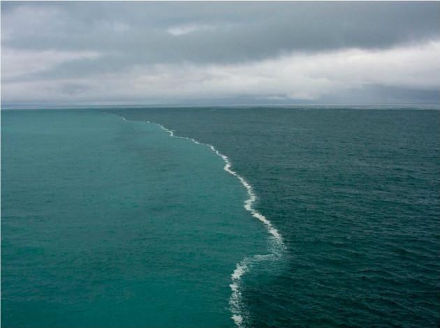 The gulf of alaska where two oceans meet