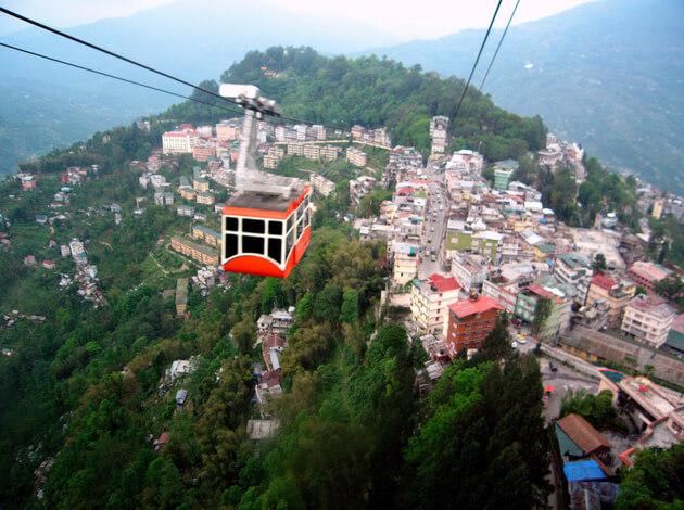 Gangtok - place to visit in India under 10000