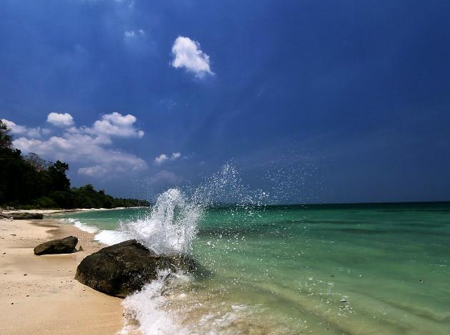 Andaman and Nicobar for beautiful rain soaked landscape