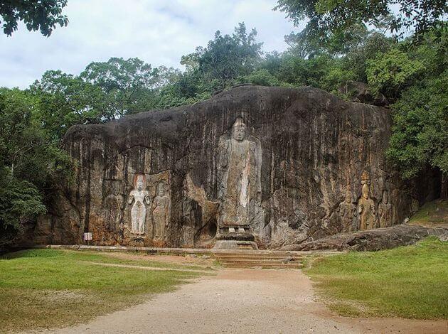 Buddhist temple in Sri Lanka