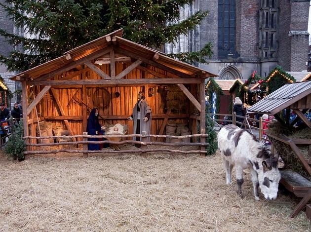 Christmas Market in Lazzate in Italy