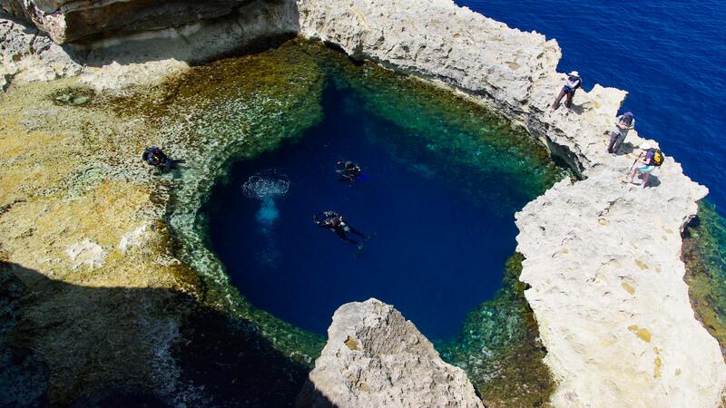 Blue Hole - one of the top ten dive sites in the world