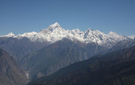 Panoramic View Of The Himalayas Image
