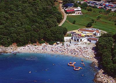 Pebbled Beach Of Ambrela Image