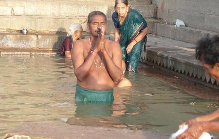 Bathing In The Ganges Image