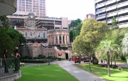 Anzac Square And Shrine Of Remembrance Image