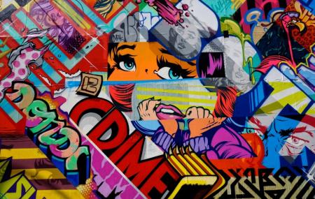 Bowery Graffiti Wall Image