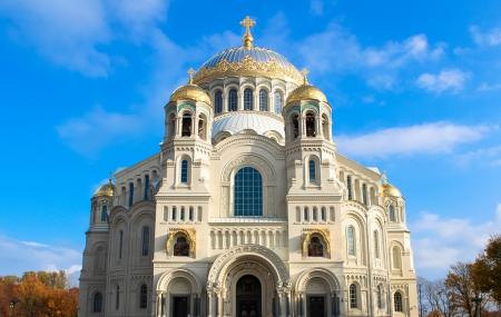 The Naval Cathedral Of Saint Nicholas In Kronstadt Image