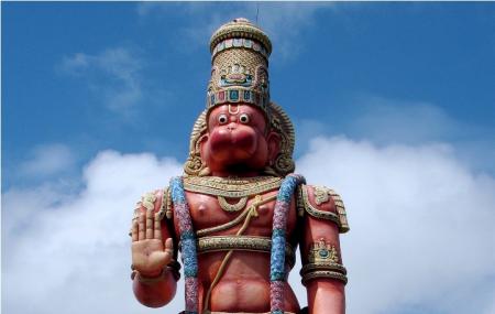 Dattatreya Temple And Hanuman Statue Image