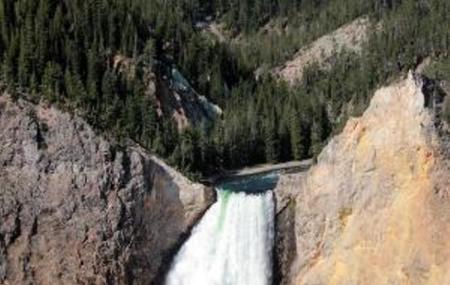 Lower Yellowstone River Falls Image
