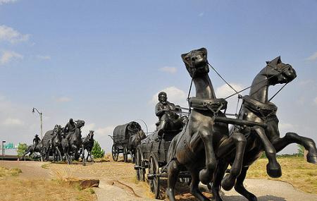 Oklahoma Land Run Monument Image