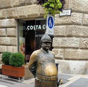 The Fat Policeman Statue Image