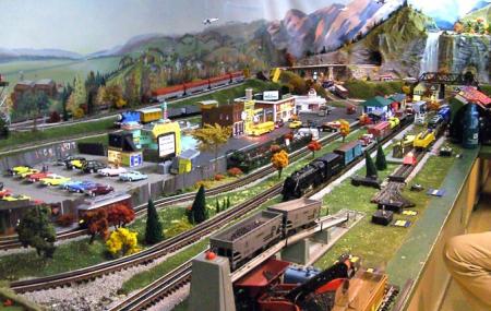 Edgerton Model Railroad Room Image
