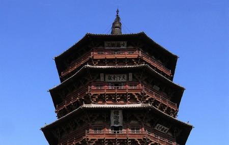 The Sakyamuni Pagoda Of Fogong Temple Image