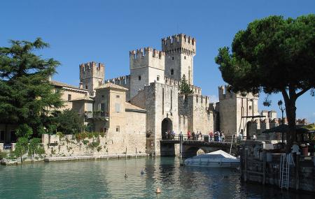 Scaliger Castle Or Rocca Scaligera Image