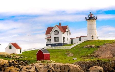 Cape Neddick And Quot,nubble And Quot, Lighthouse Image