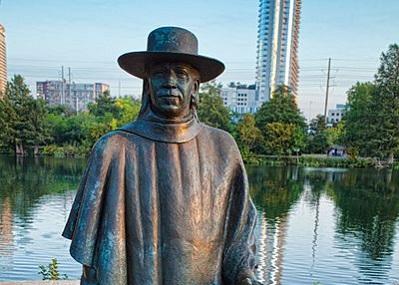 Stevie Ray Vaughan Statue Image