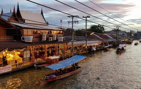 Amphawa Floating Market Image
