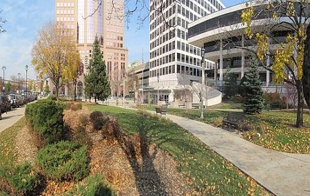 Slice Of Ice In Red Arrow Park Image