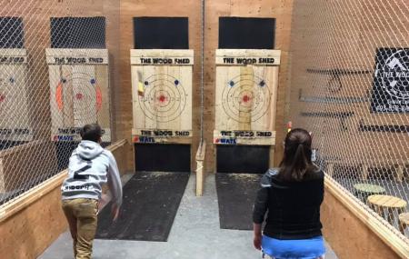 Wood Shed - Axe Throwing Image